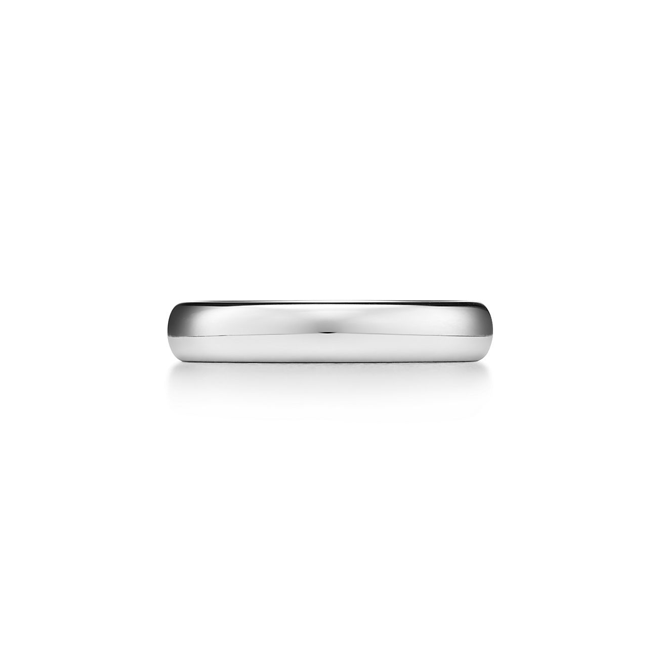 Tiffany Forever Wedding Band Ring in Platinum, 4 mm Wide | Tiffany & Co.