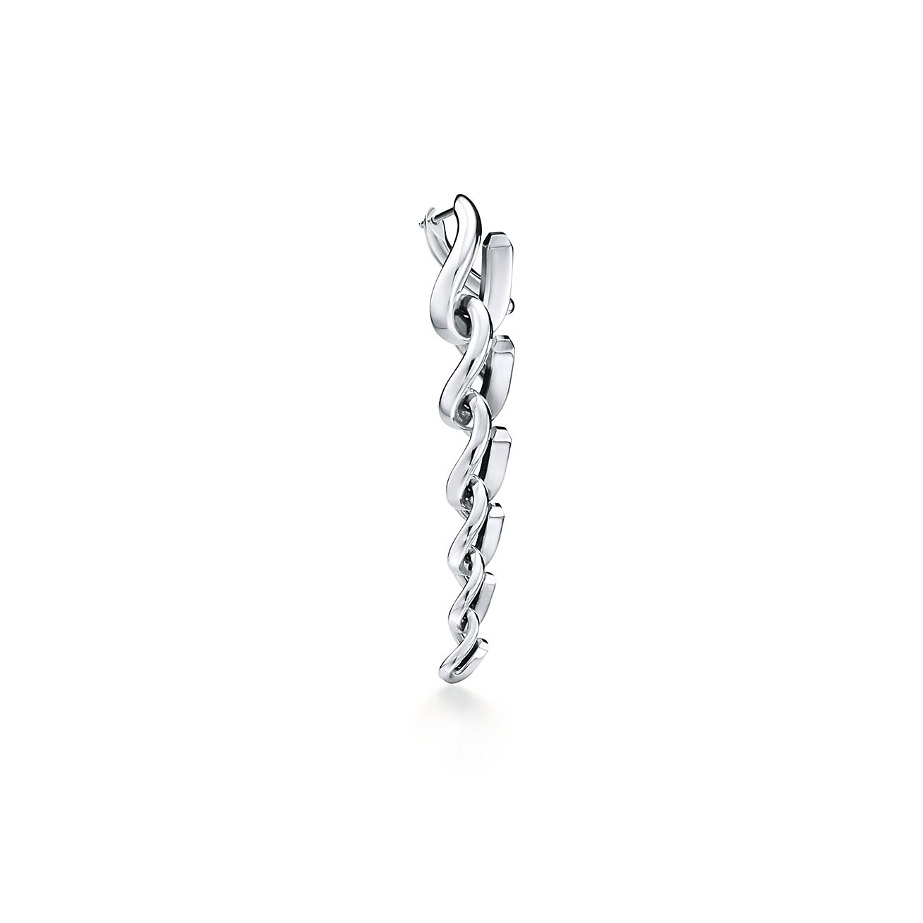 Tiffany Forge Drop Link Earrings
