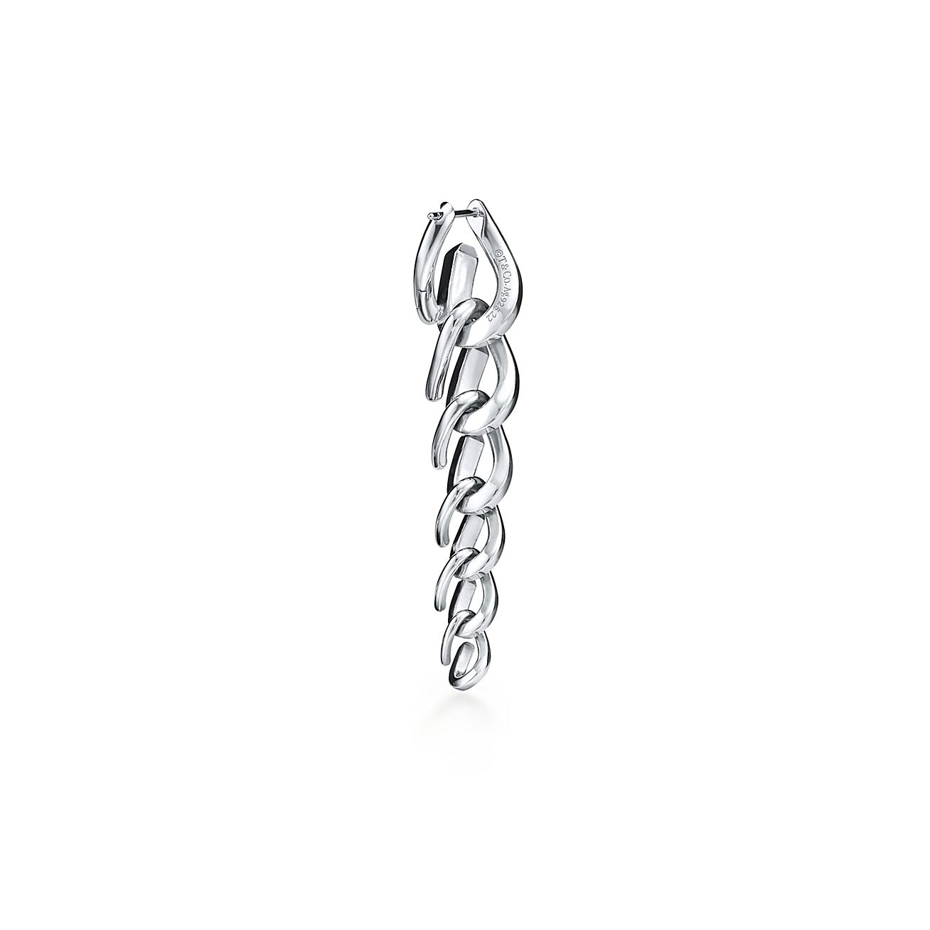 Tiffany Forge Drop Link Earrings