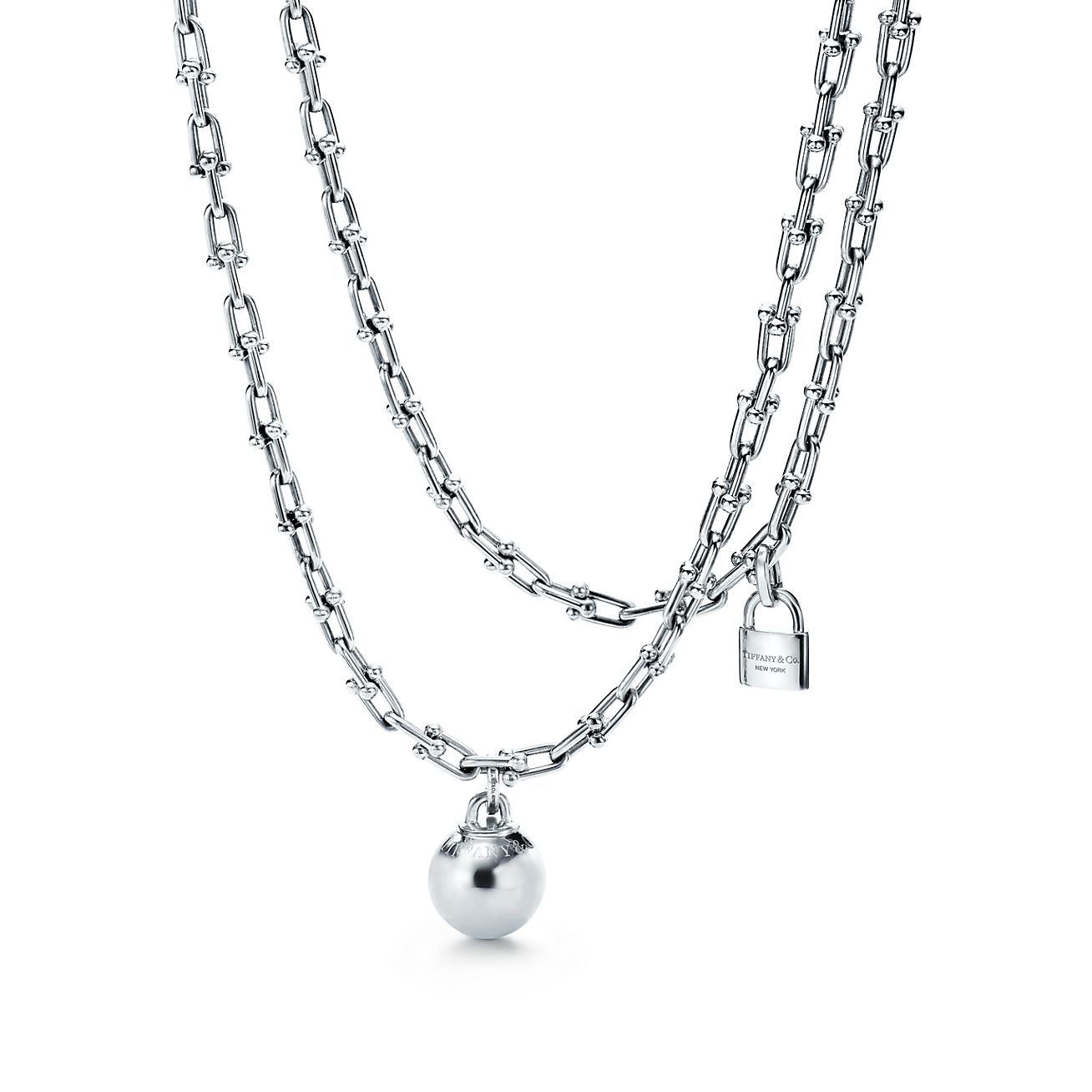 ティファニーハードウェア ラップ ネックレス スターリングシルバー Tiffany Co