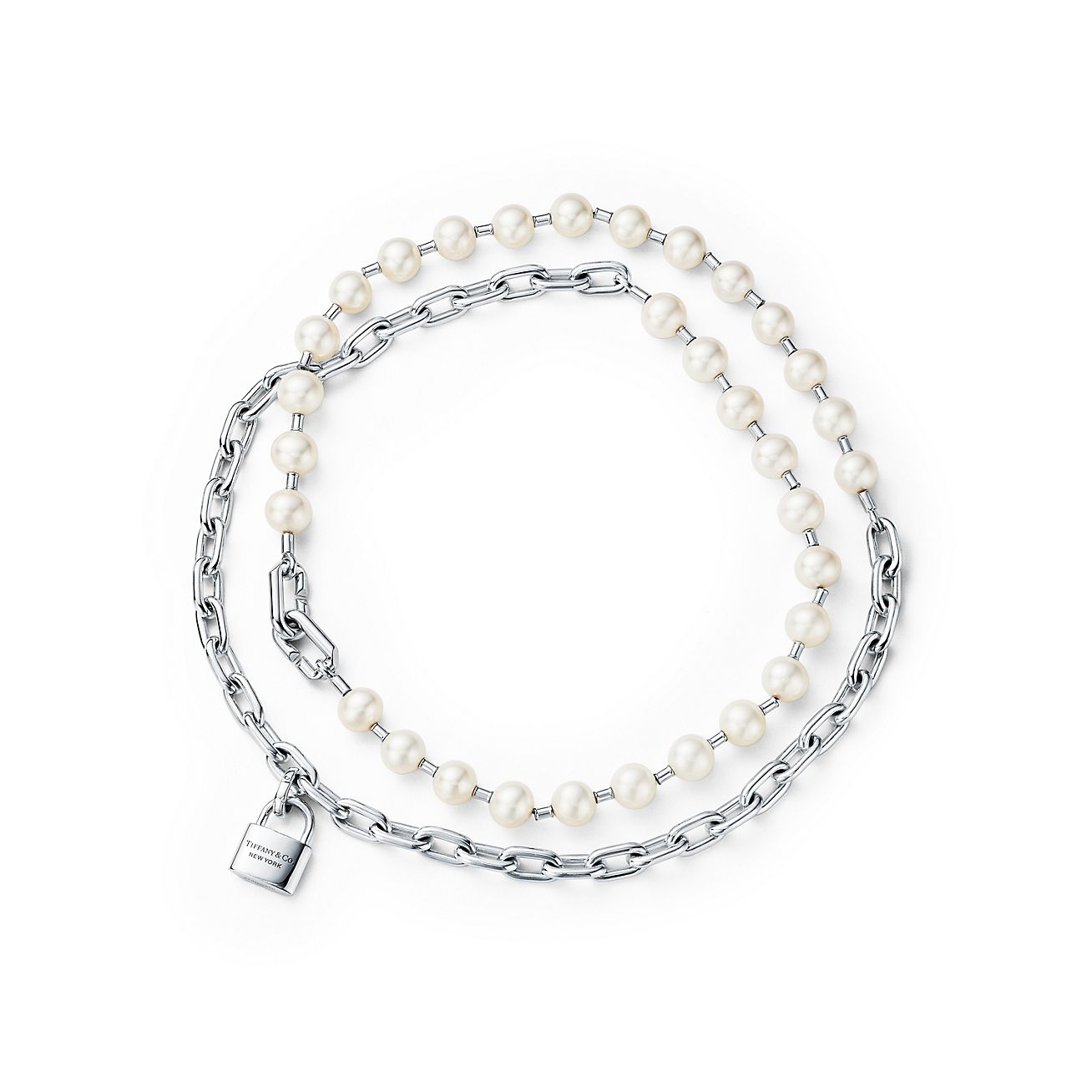 tiffany hardwear pearl bracelet