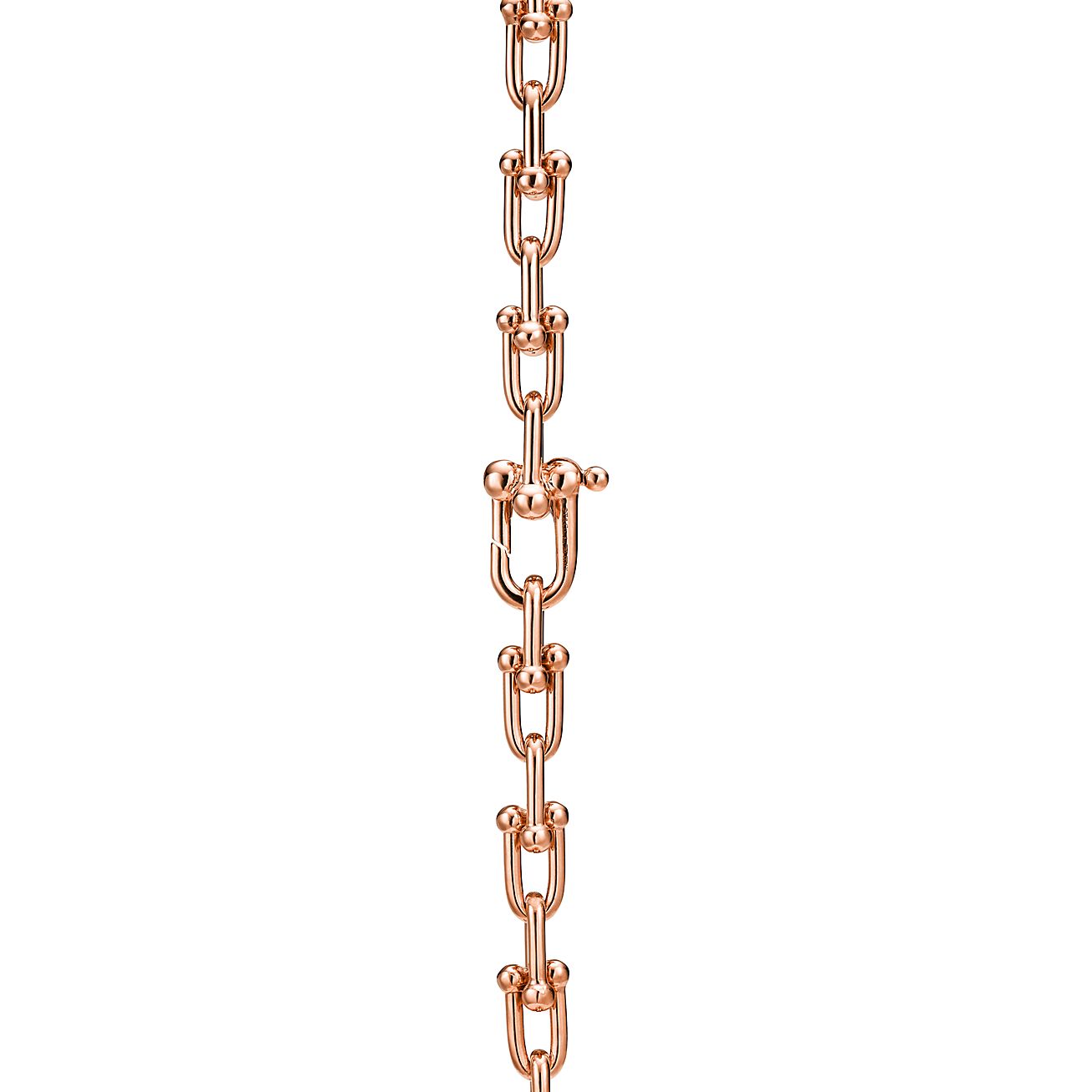 Tiffany HardWear Small Link Necklace in Rose Gold - Alternate shot 1