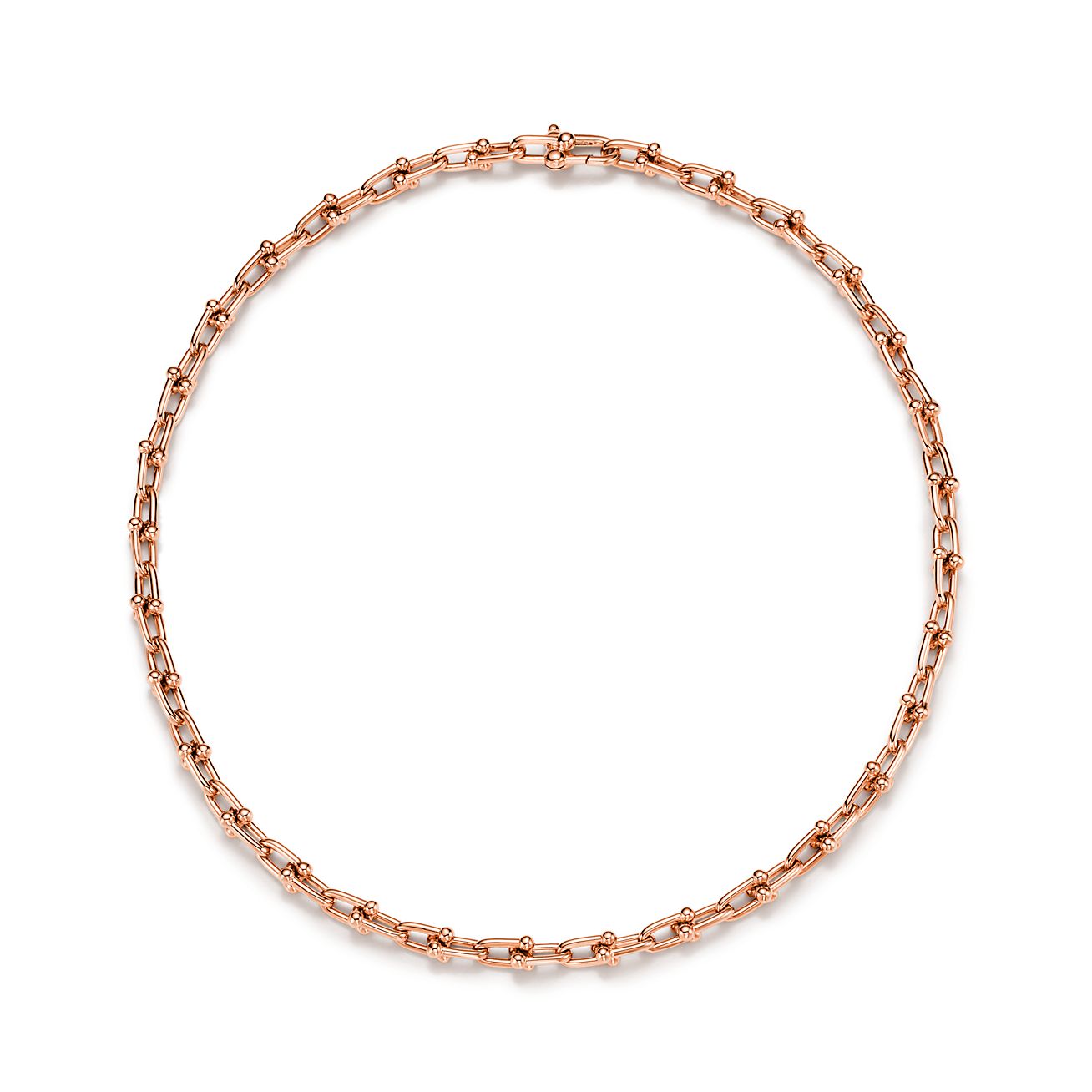 Tiffany HardWear Small Link Necklace in Rose Gold - Alternate shot 1 - Alternate shot 2