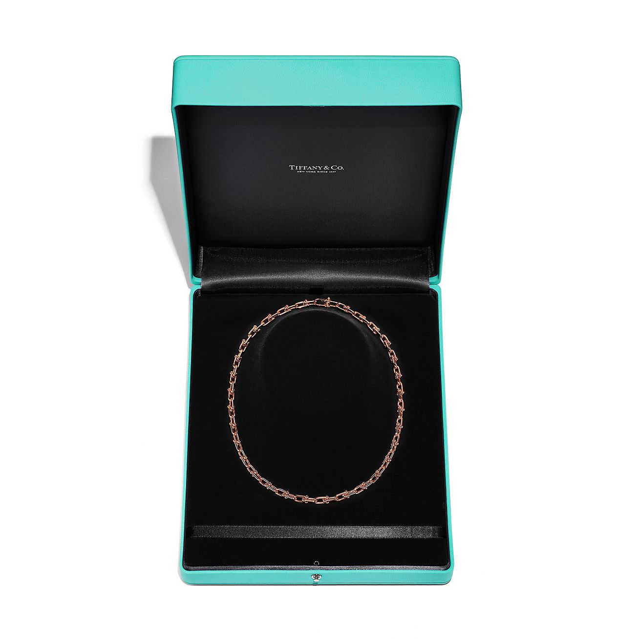 Tiffany HardWear Small Link Necklace in Rose Gold - Alternate shot 1 - Alternate shot 2 - Alternate shot 3