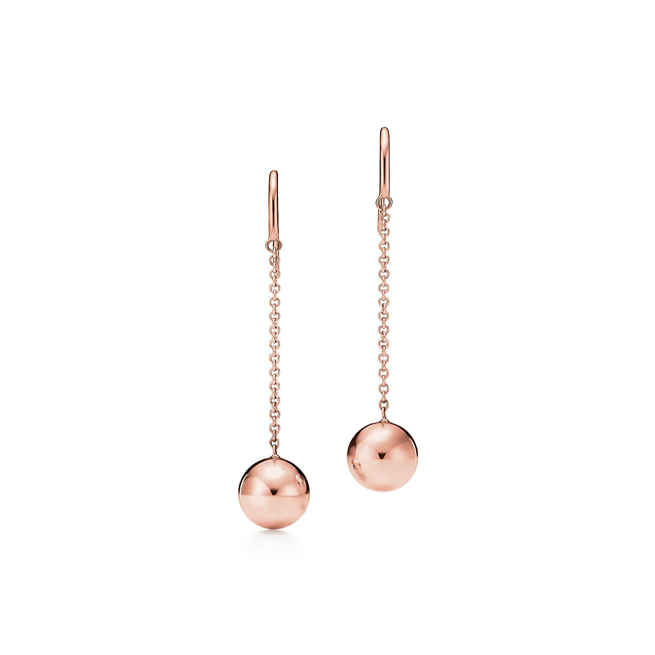 Simple earrings with rose gold finish - NATIF