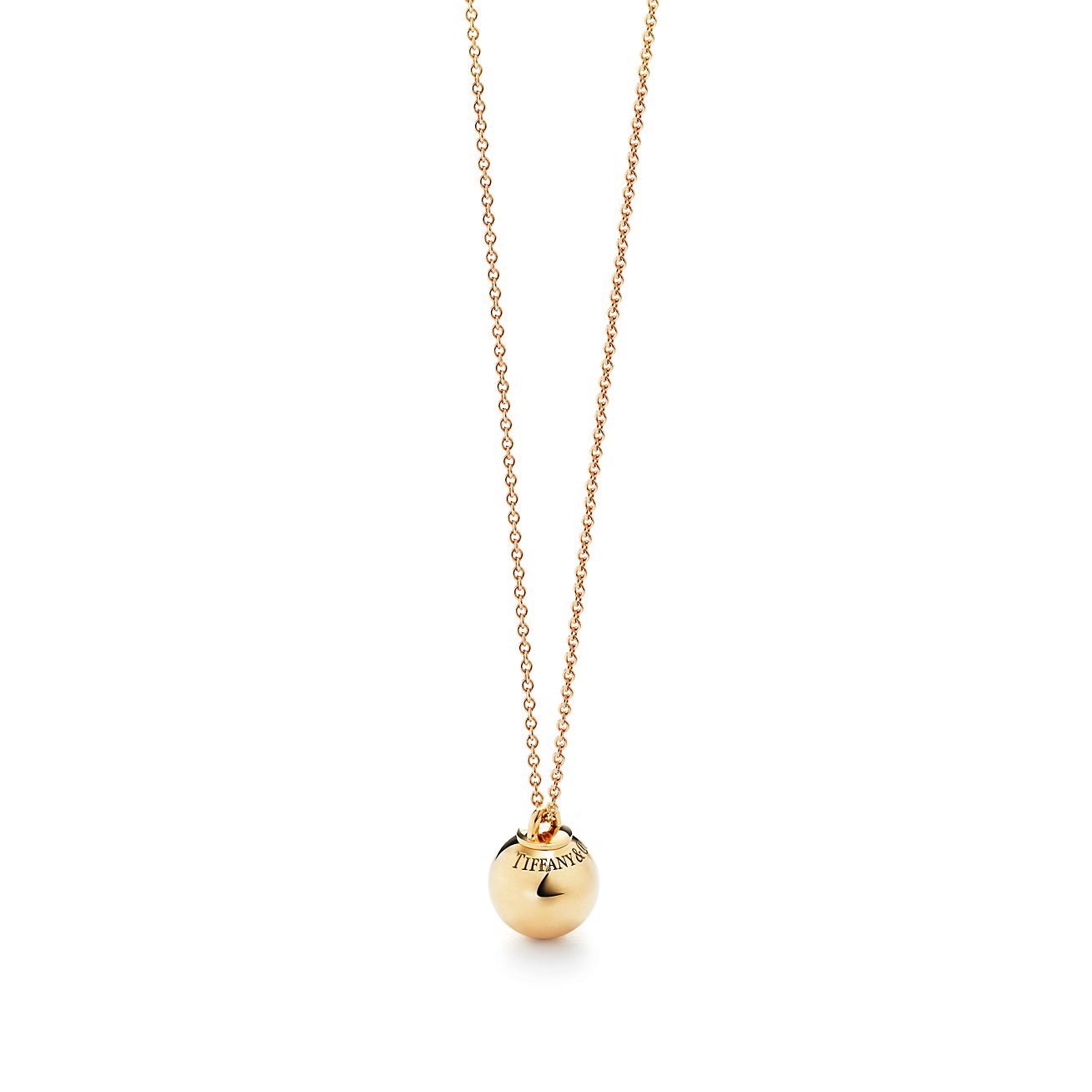 Shop Tiffany HardWear 18K Gold Ball Pendant | Tiffany & Co.