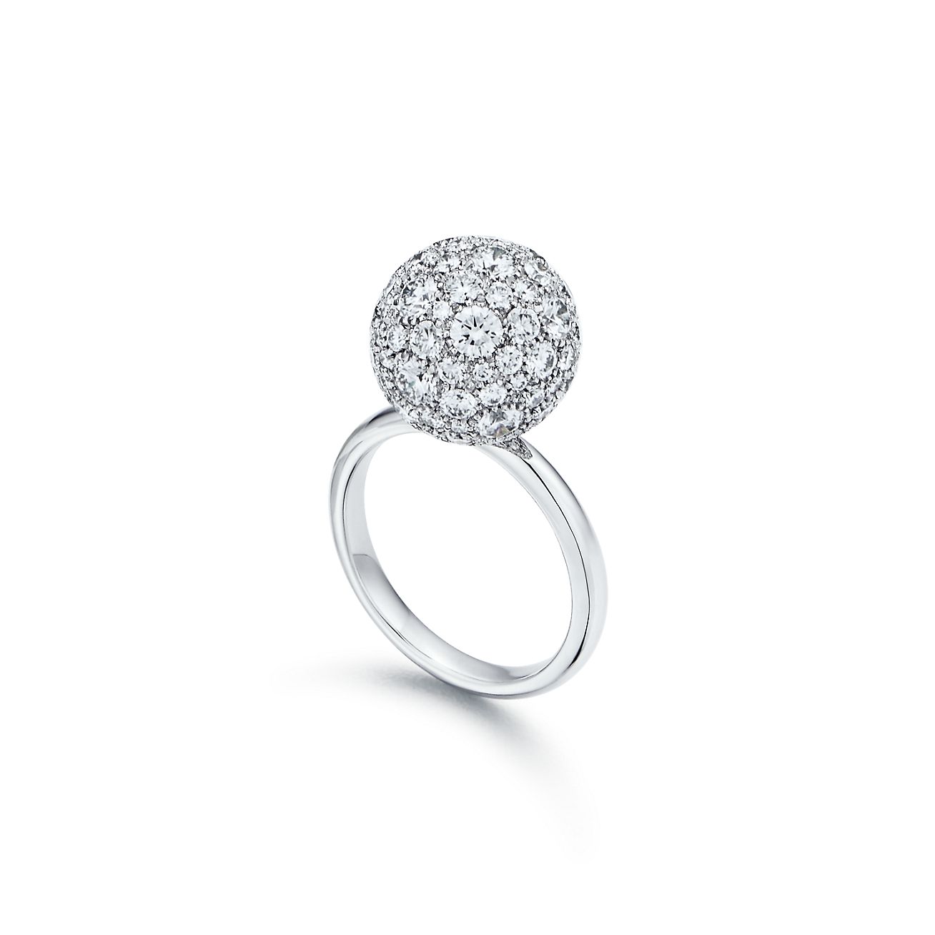 tiffany ball ring silver