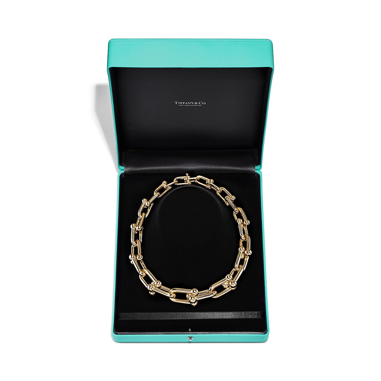 Tiffany HardWear Bold Graduated Link Necklace in Yellow Gold