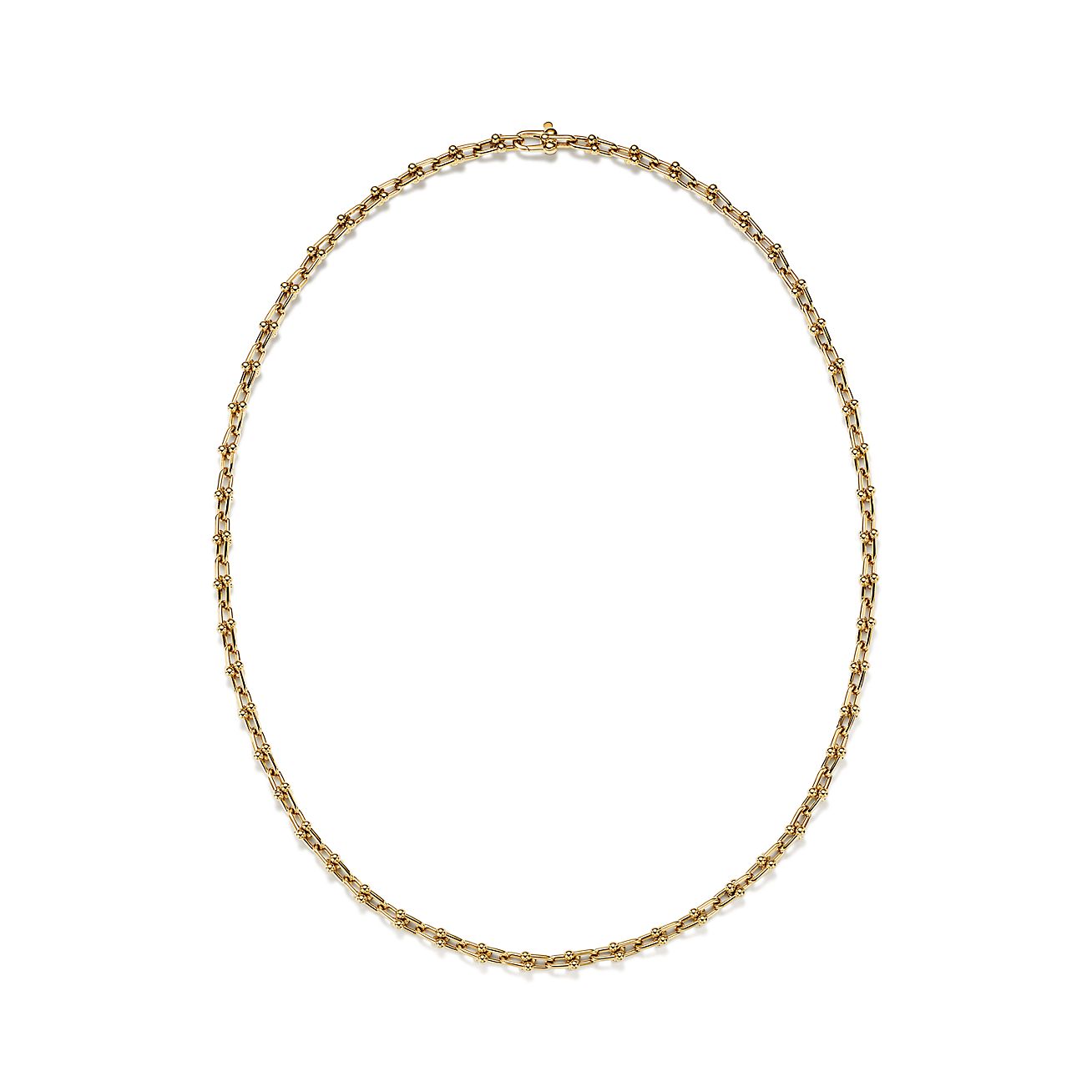 Tiffany HardWear Micro Link Necklace in Yellow Gold - Alternate shot 1