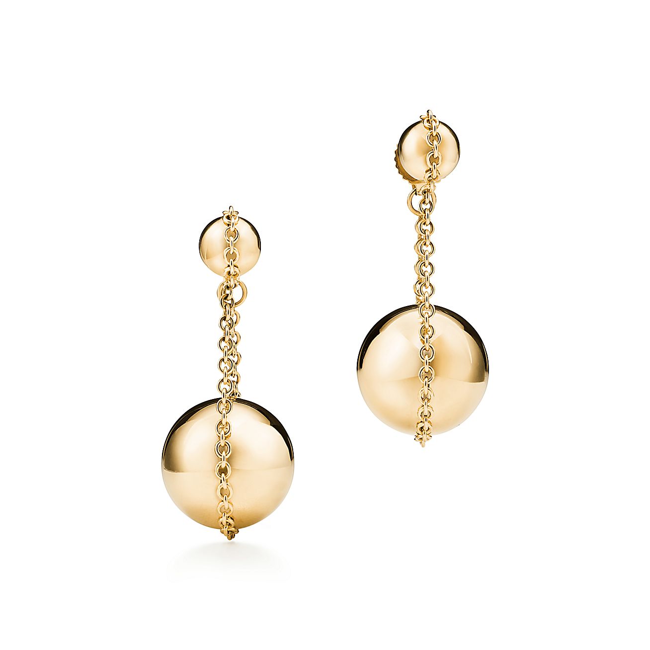 Tiffany ball drop earrings clearance