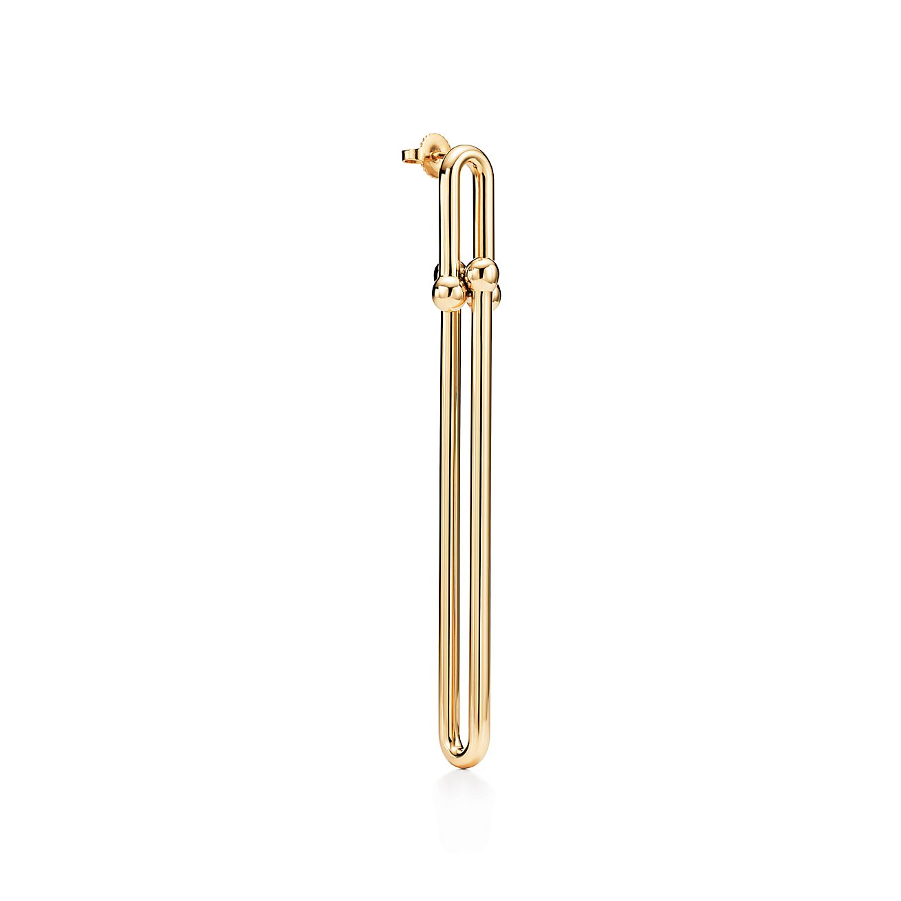 tiffany hardwear double long link earrings