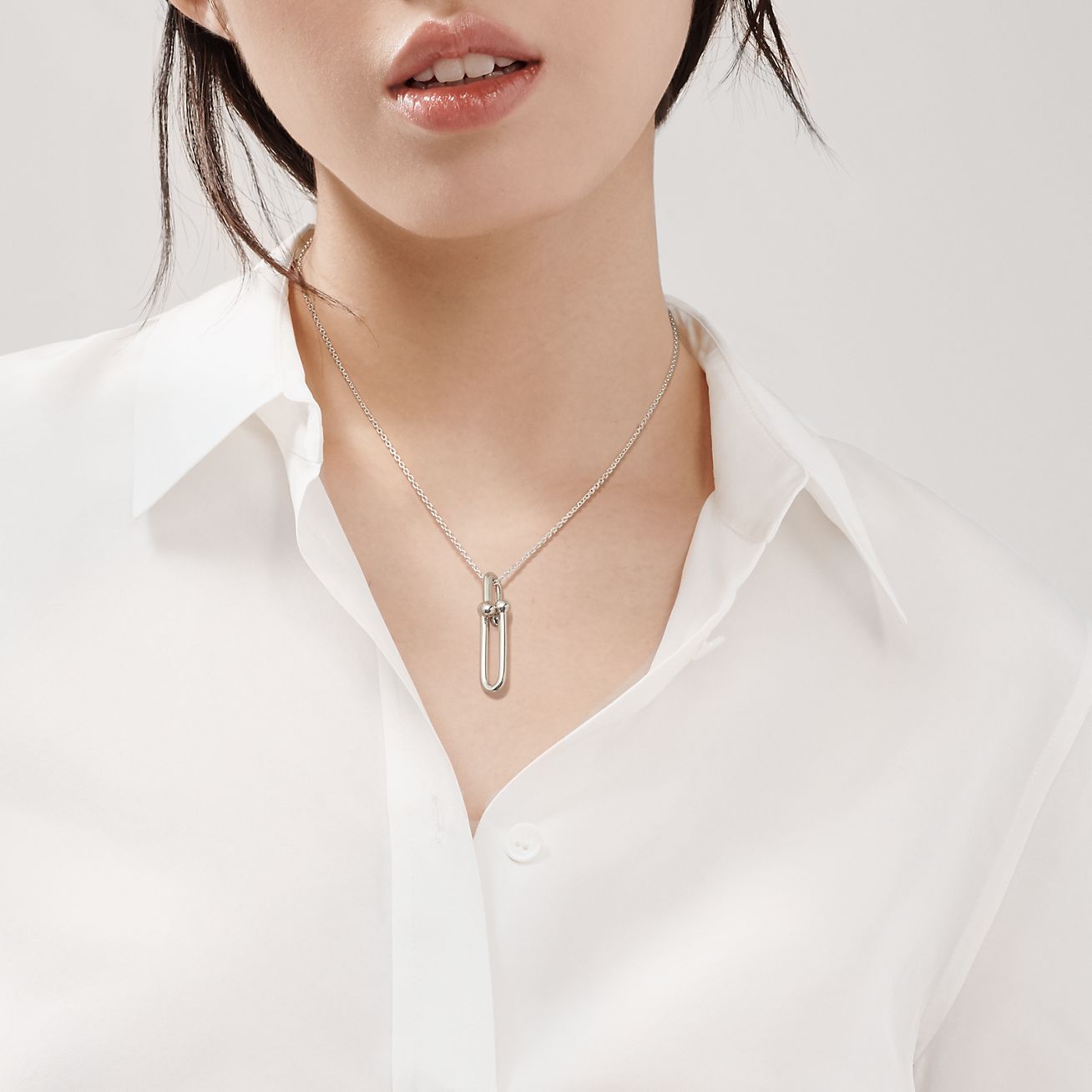 Tiffany HardWear Sterling Silver Link Necklace | Tiffany & Co.