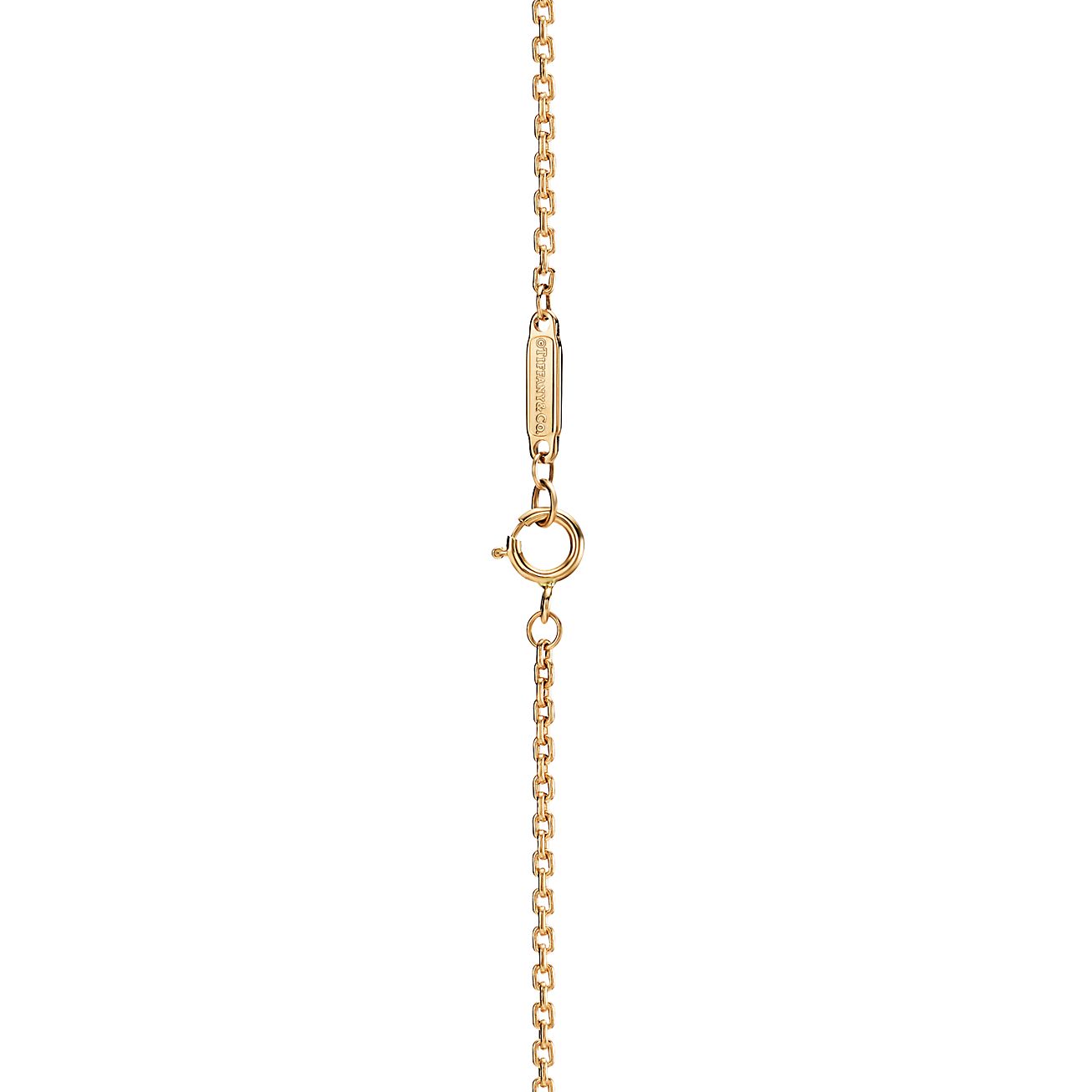 【Tiffany】Elongated Link ペンダント★18K ローズゴールド Tiffany HardWear Elongated Link Pendant in Yellow Gold