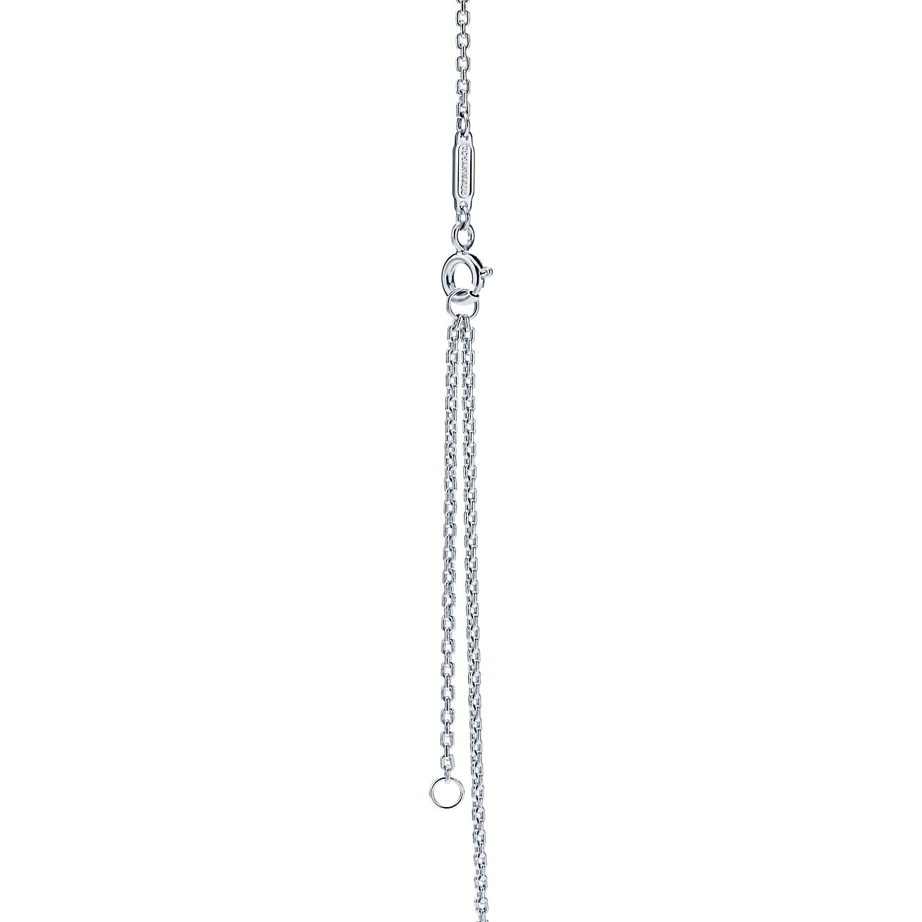 Tiffany HardWear Freshwater Pearl Link Pendant in Sterling Silver, 16–18