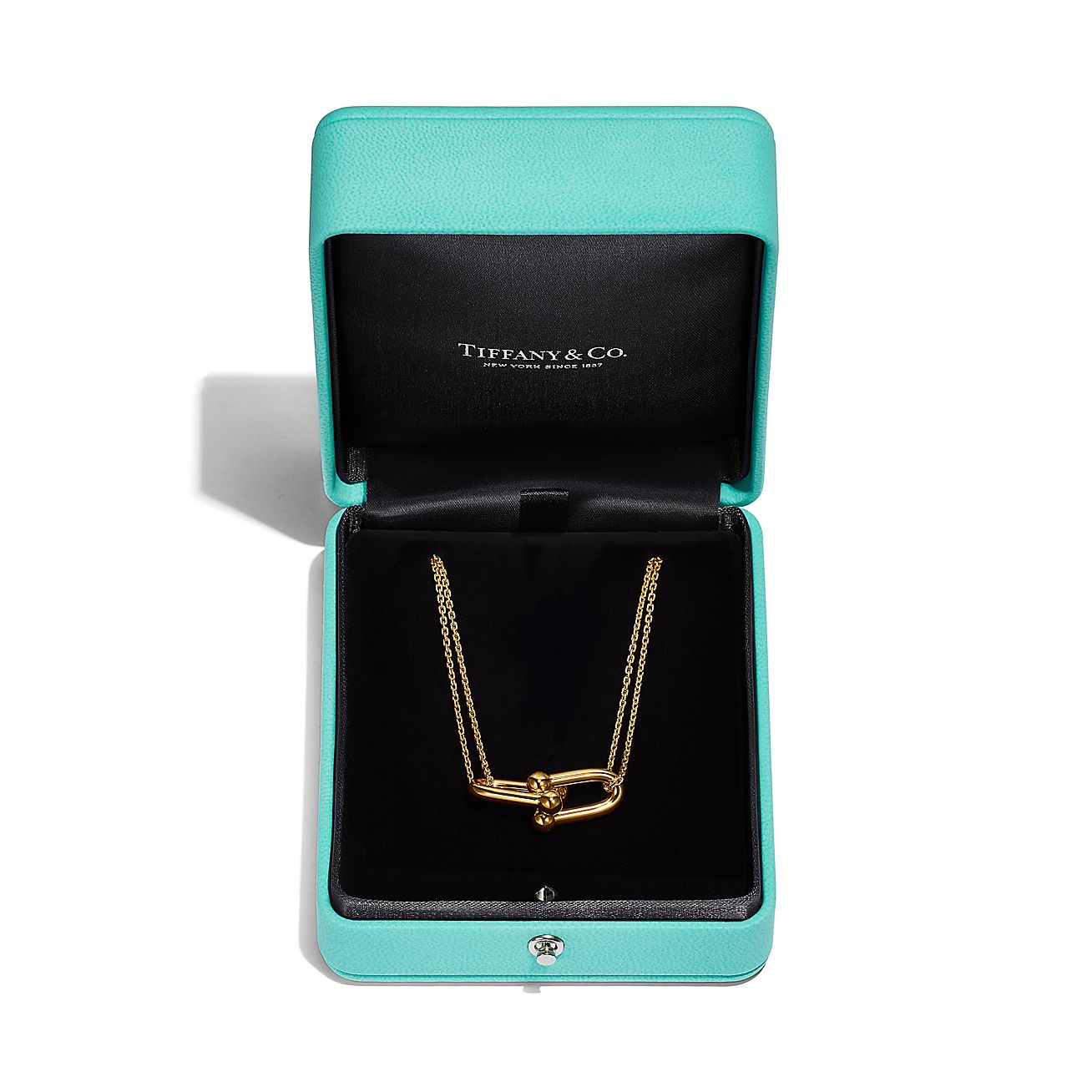 Tiffany HardWear Large Double Link Pendant in Yellow Gold 