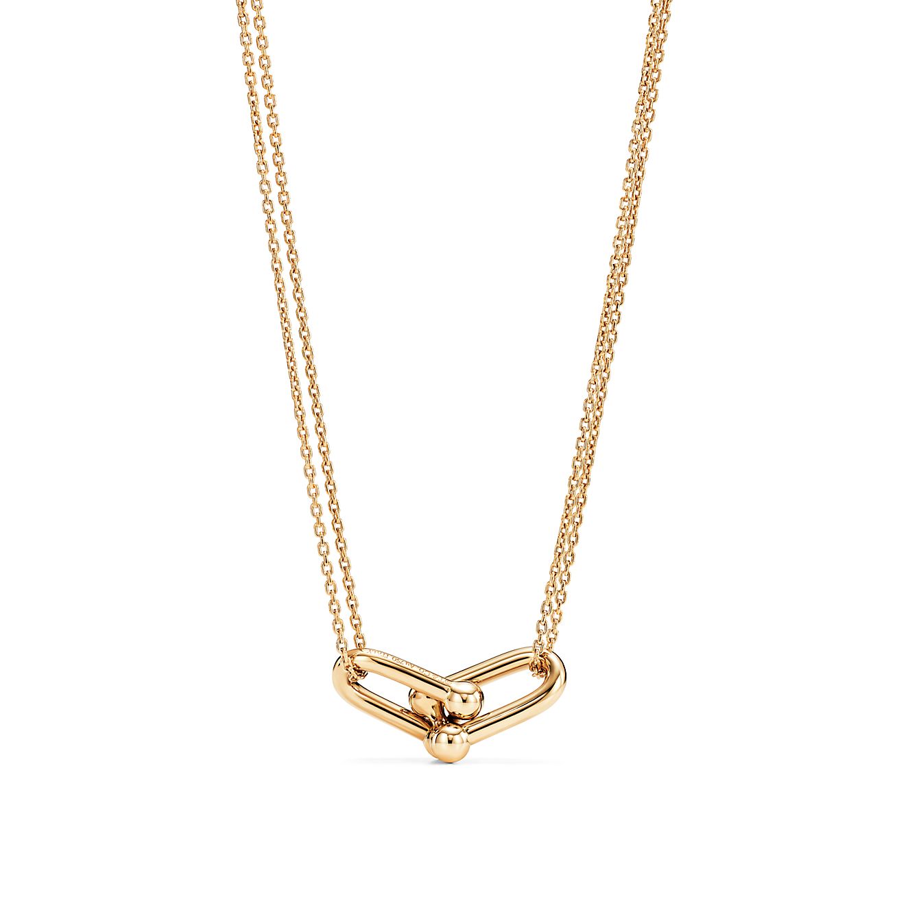 Please Return to Tiffany' Yellow Gold Necklace at Susannah Lovis Jewellers
