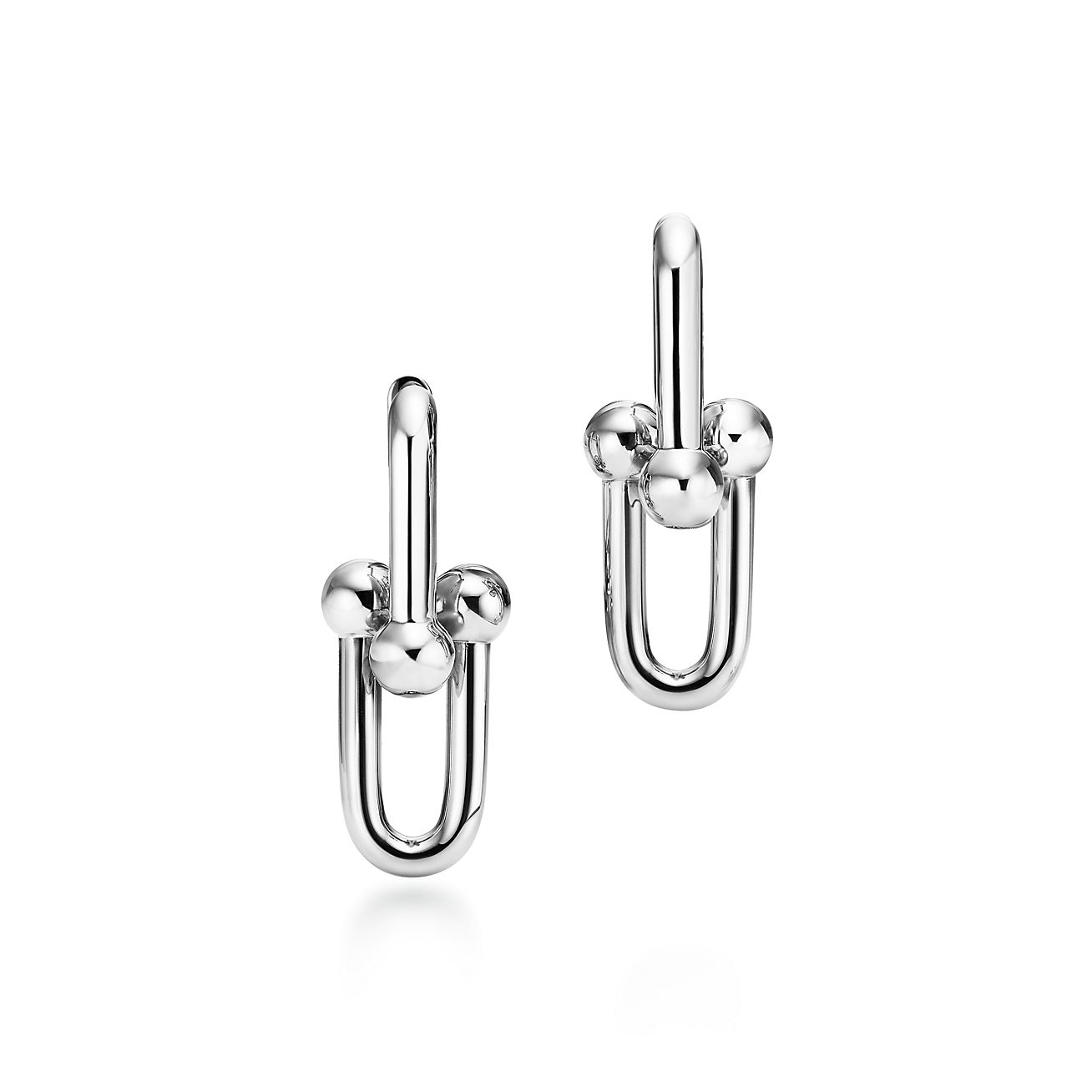 Tiffany HardWear Large Link Earrings in Sterling Silver