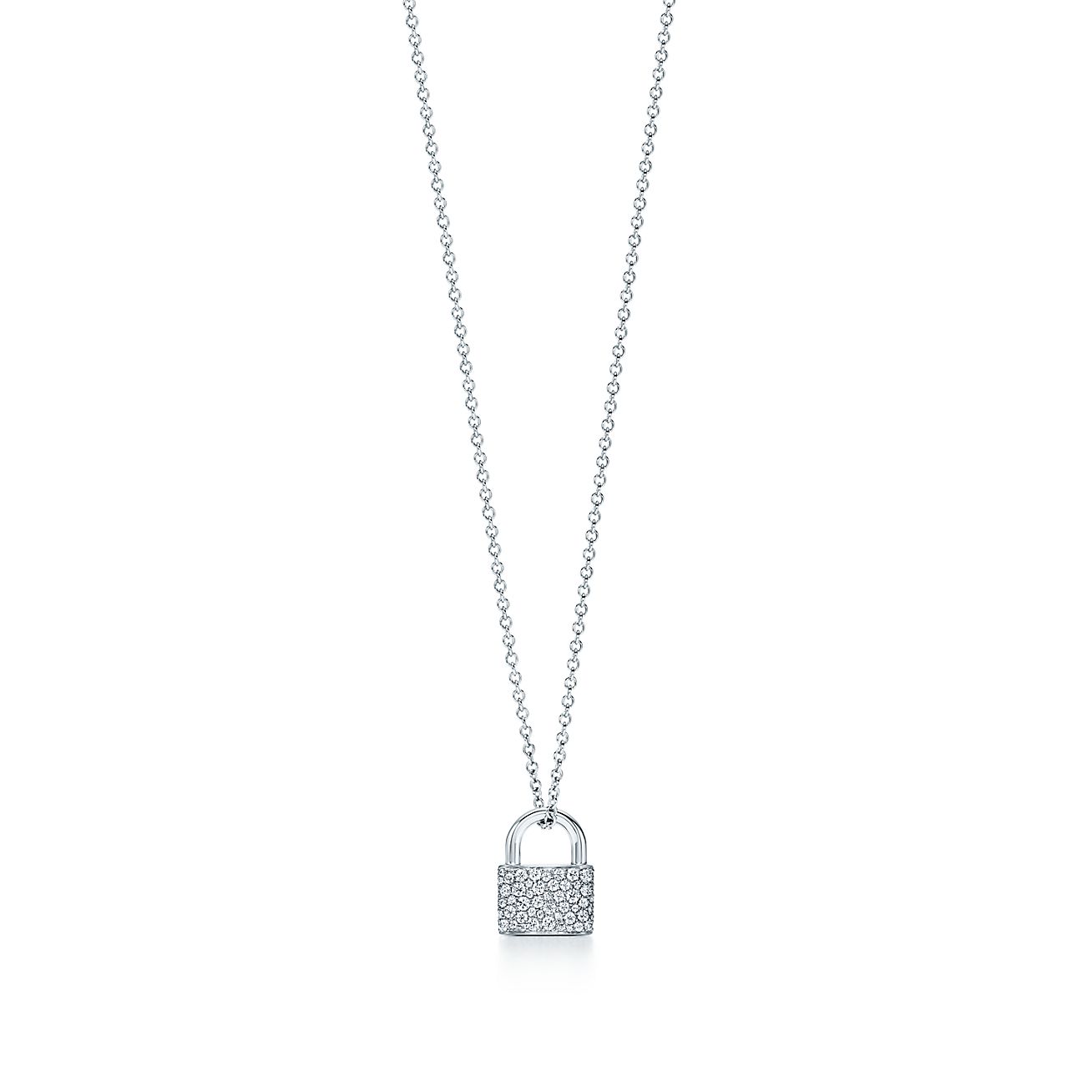 Tiffany HardWear lock pendant in 18k 