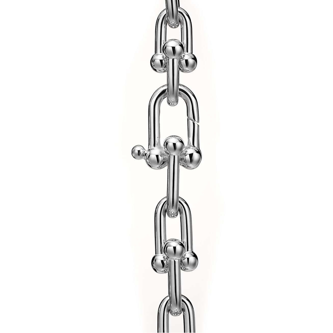 アクセサリー TIFFANY & Co. Hardwear Midiam Link Brace Tiffany HardWear Medium Link Bracelet in White Gold with Diamonds