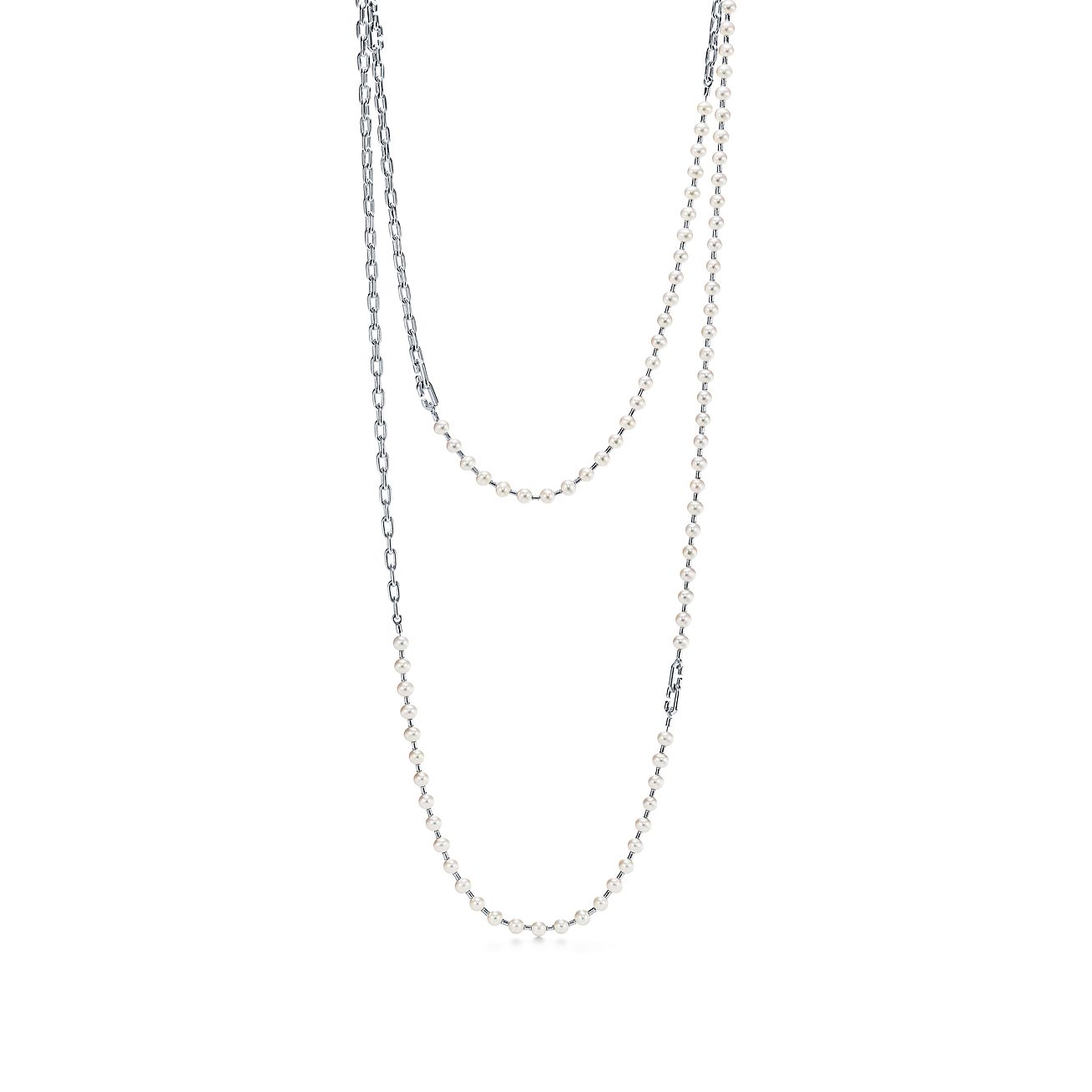 Tiffany HardWear Pearl Wrap Necklace