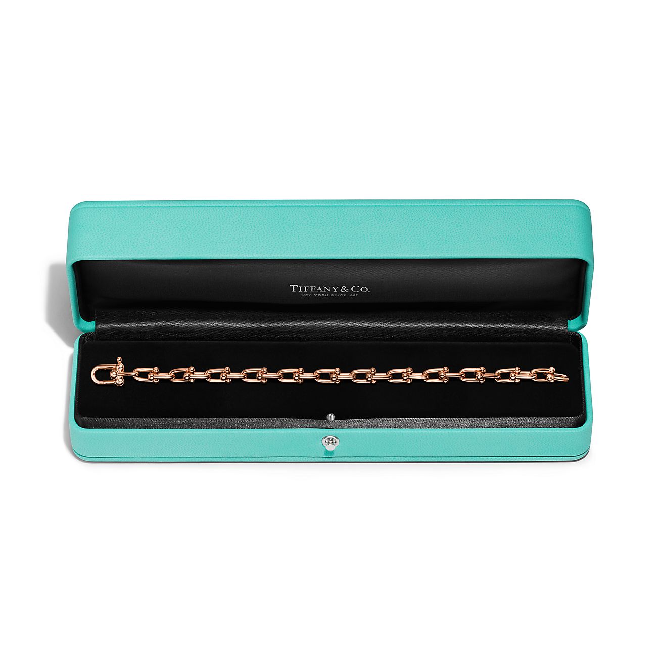 Tiffany HardWear Small Link Bracelet in Rose Gold | Tiffany & Co