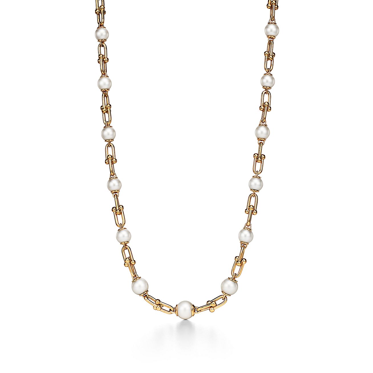 Tiffany HardWear Small Link Necklace in Yellow Gold with
