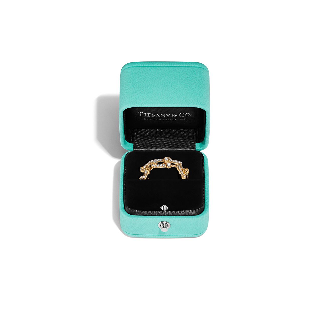 Tiffany HardWear Small Link Ring in Yellow Gold with Tiffany HardWear Small Link Ring in Yellow Gold with