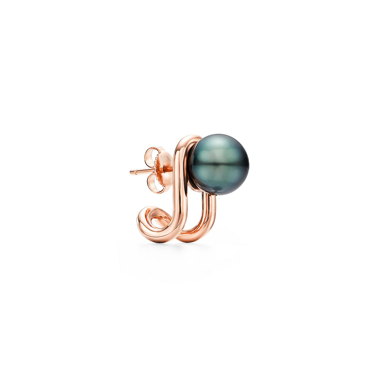 tahitian pearl earrings tiffany