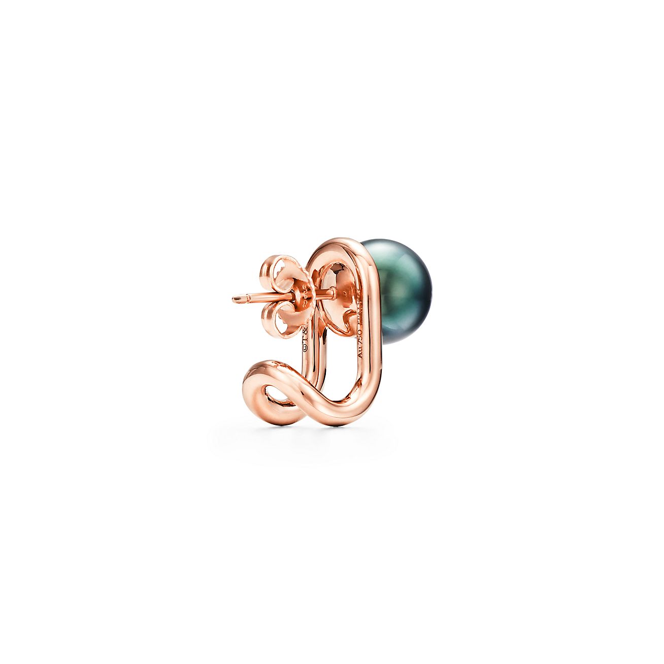 tiffany tahitian pearl earrings