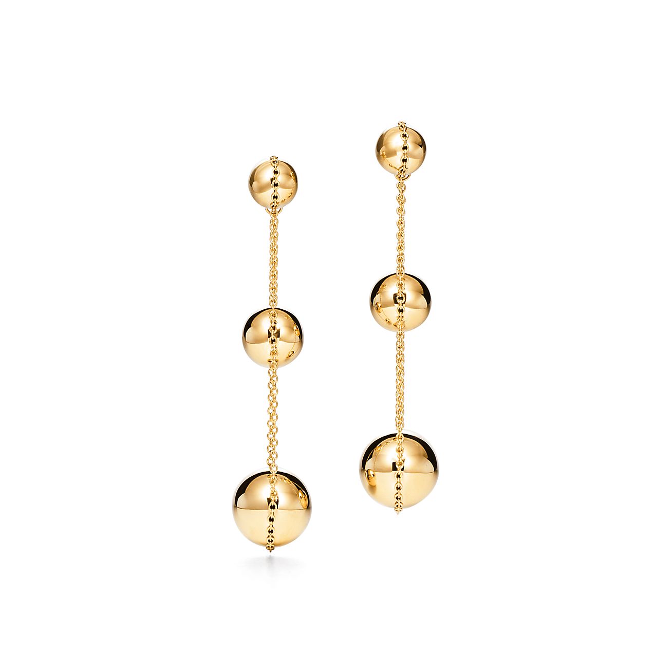 Tiffany HardWear triple drop earrings 