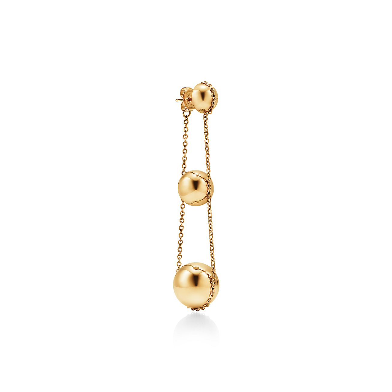 tiffany gold drop earrings