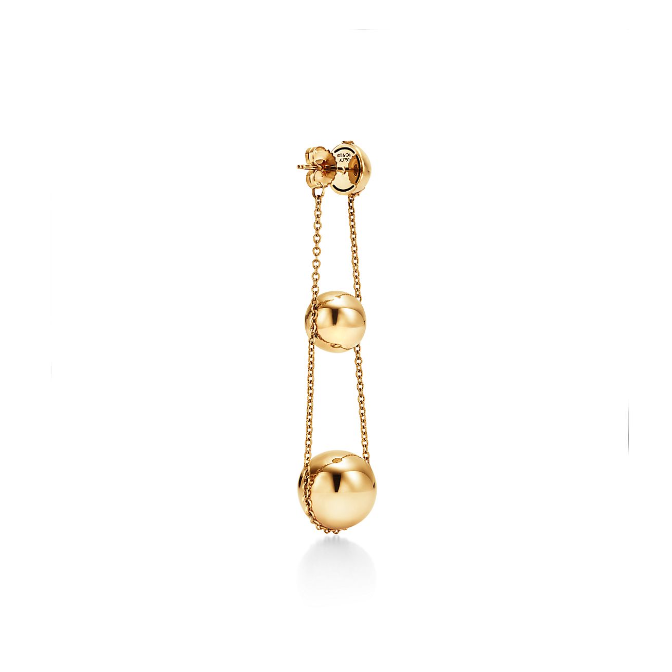 tiffany gold drop earrings