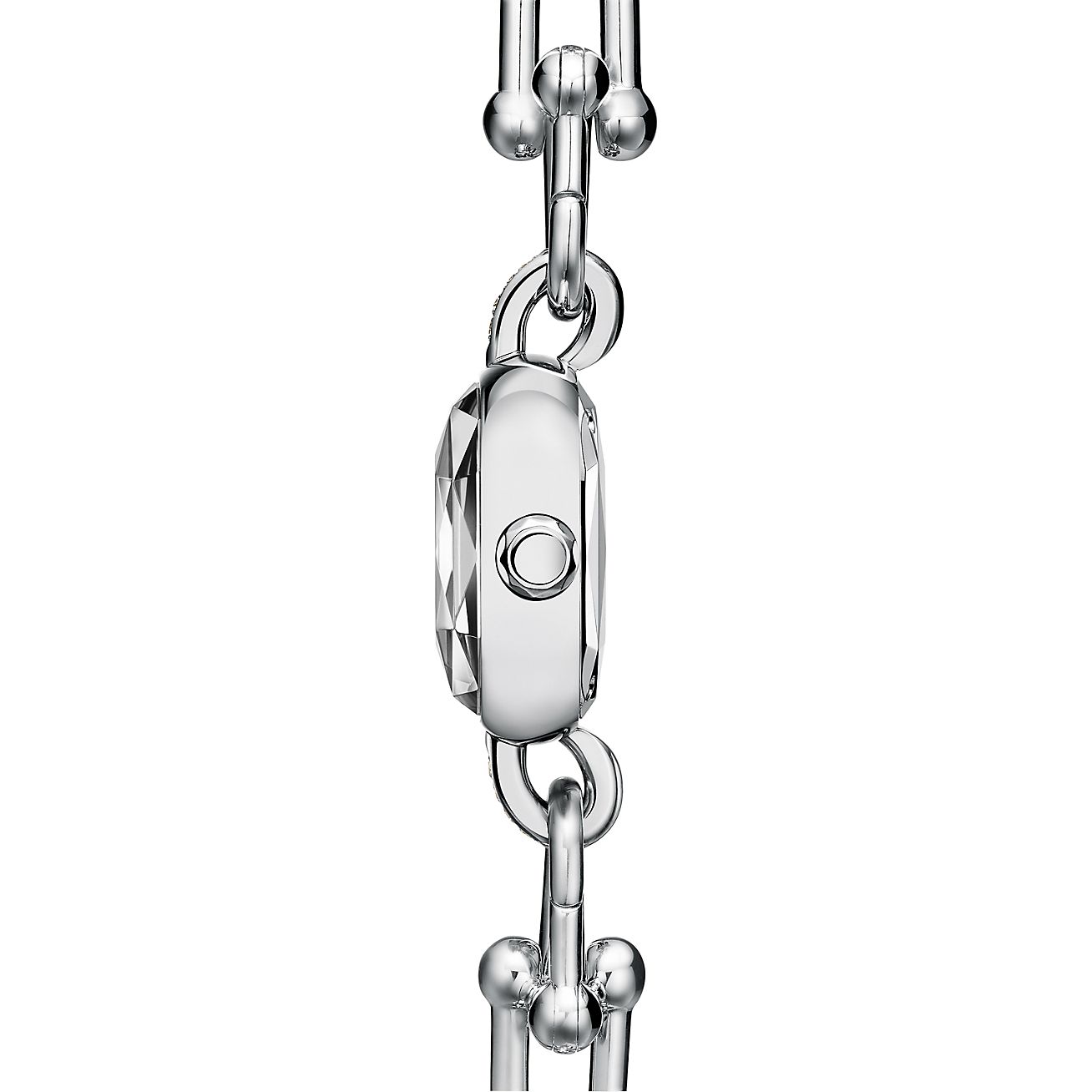TIFFANY & CO.] Tiffany Alarm Clock Light Clock Stainless