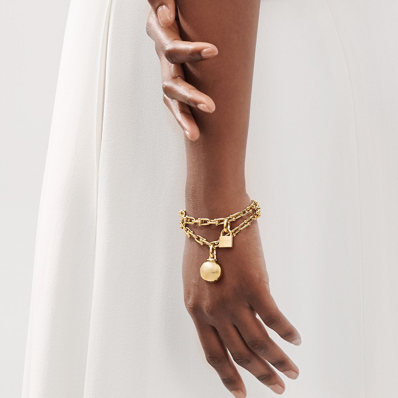 Tiffany HardWear wrap bracelet in 18k 