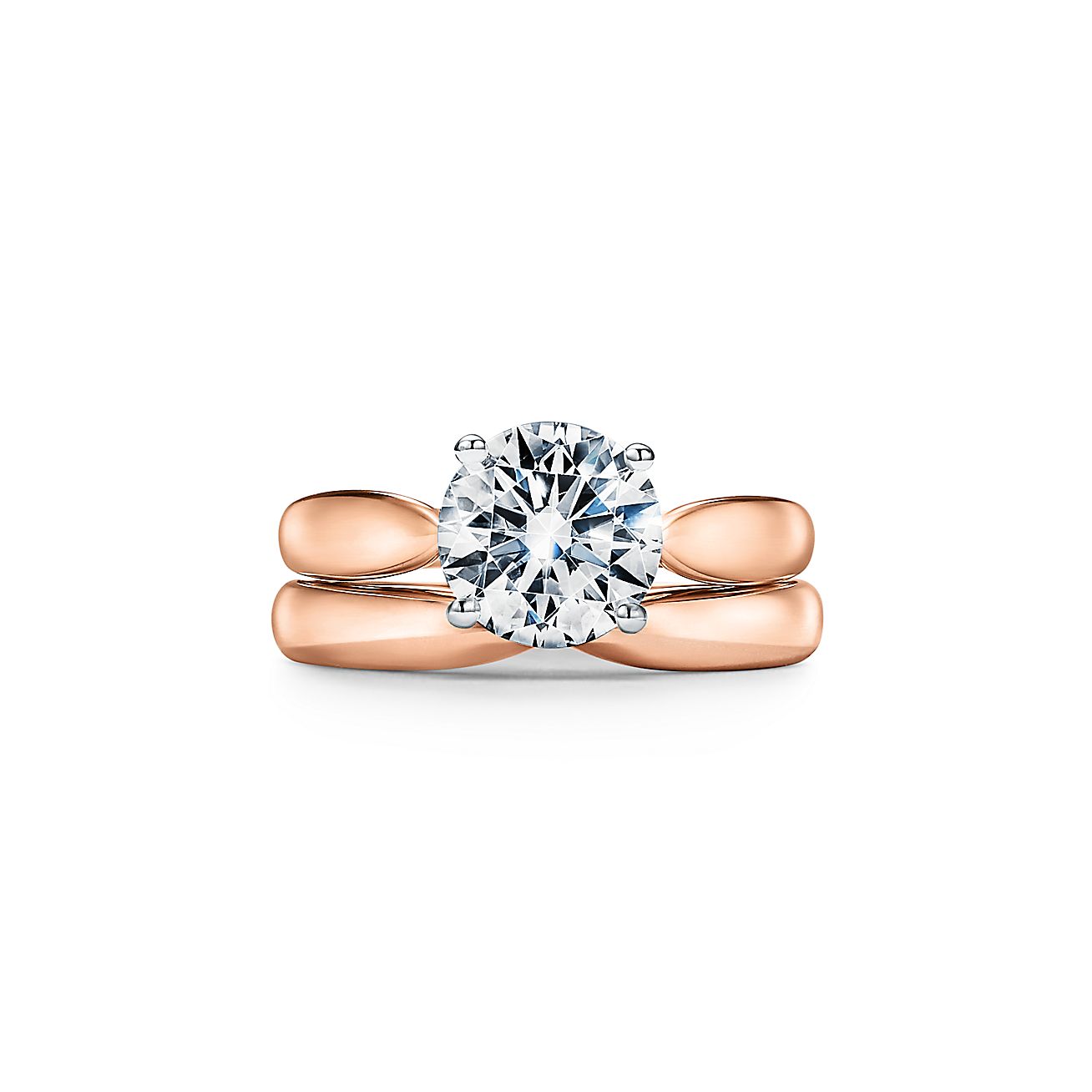 Pomolvochnoe Kolco Tiffany Harmony Iz Rozovogo Zolota 18 Karat Tiffany Co