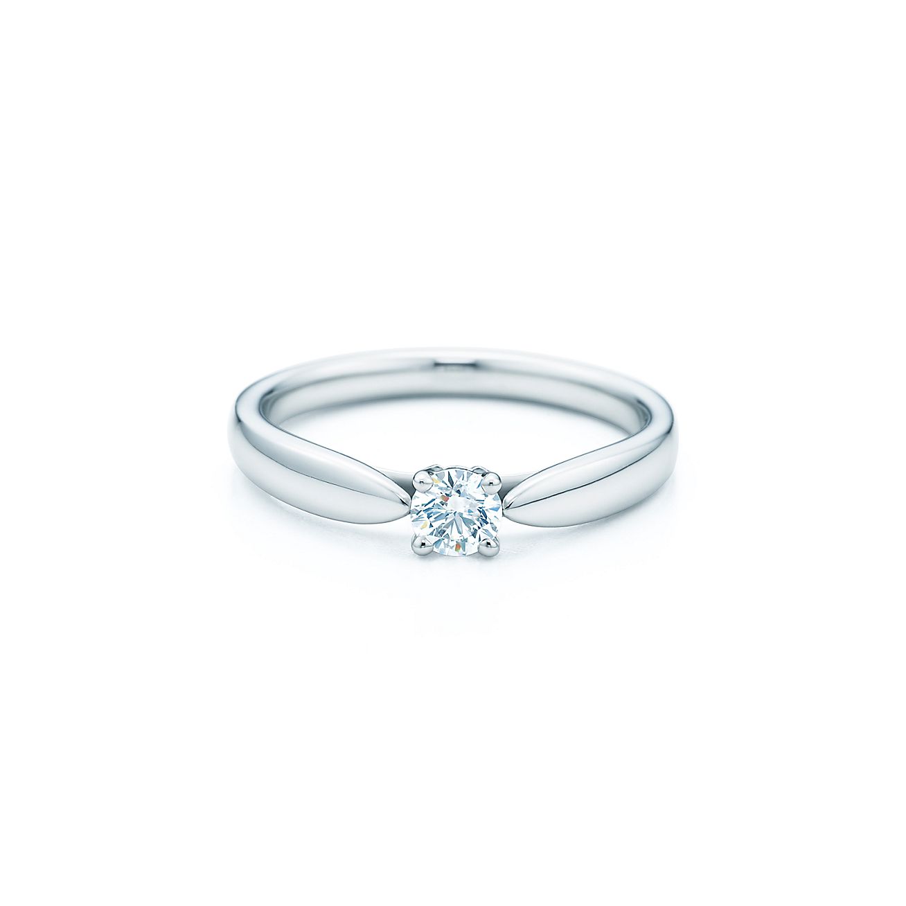 Kolco Tiffany Harmony Iz Platiny S Brilliantom Krugloj Ogranki Tiffany Co