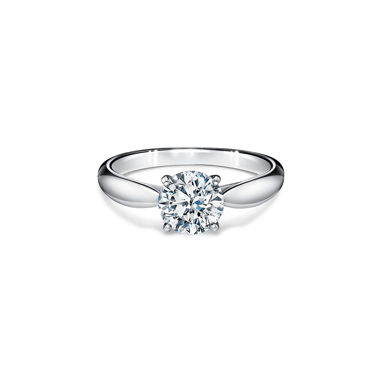 tiffany harmony round brilliant engagement ring