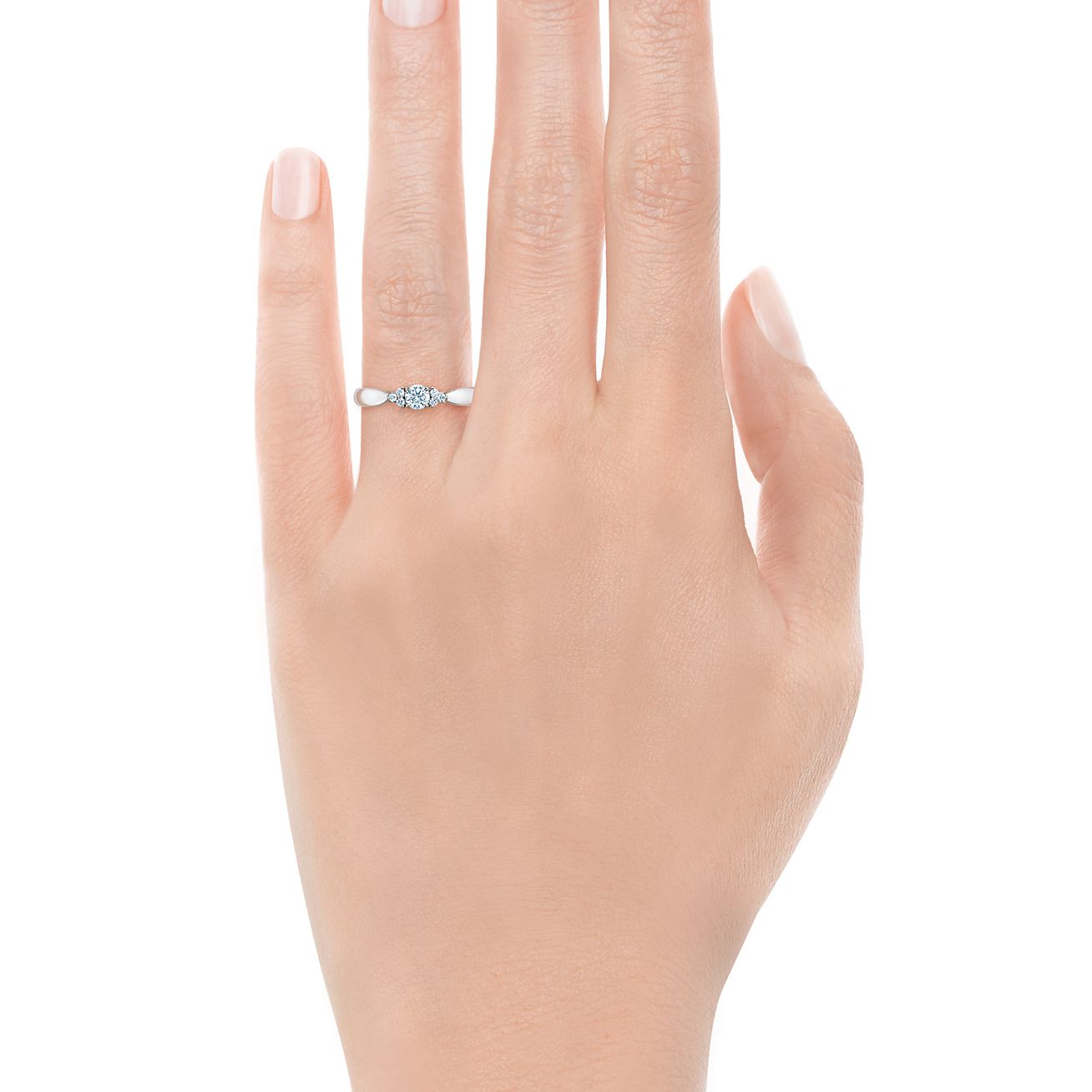 tiffany harmony diamond ring with side stones