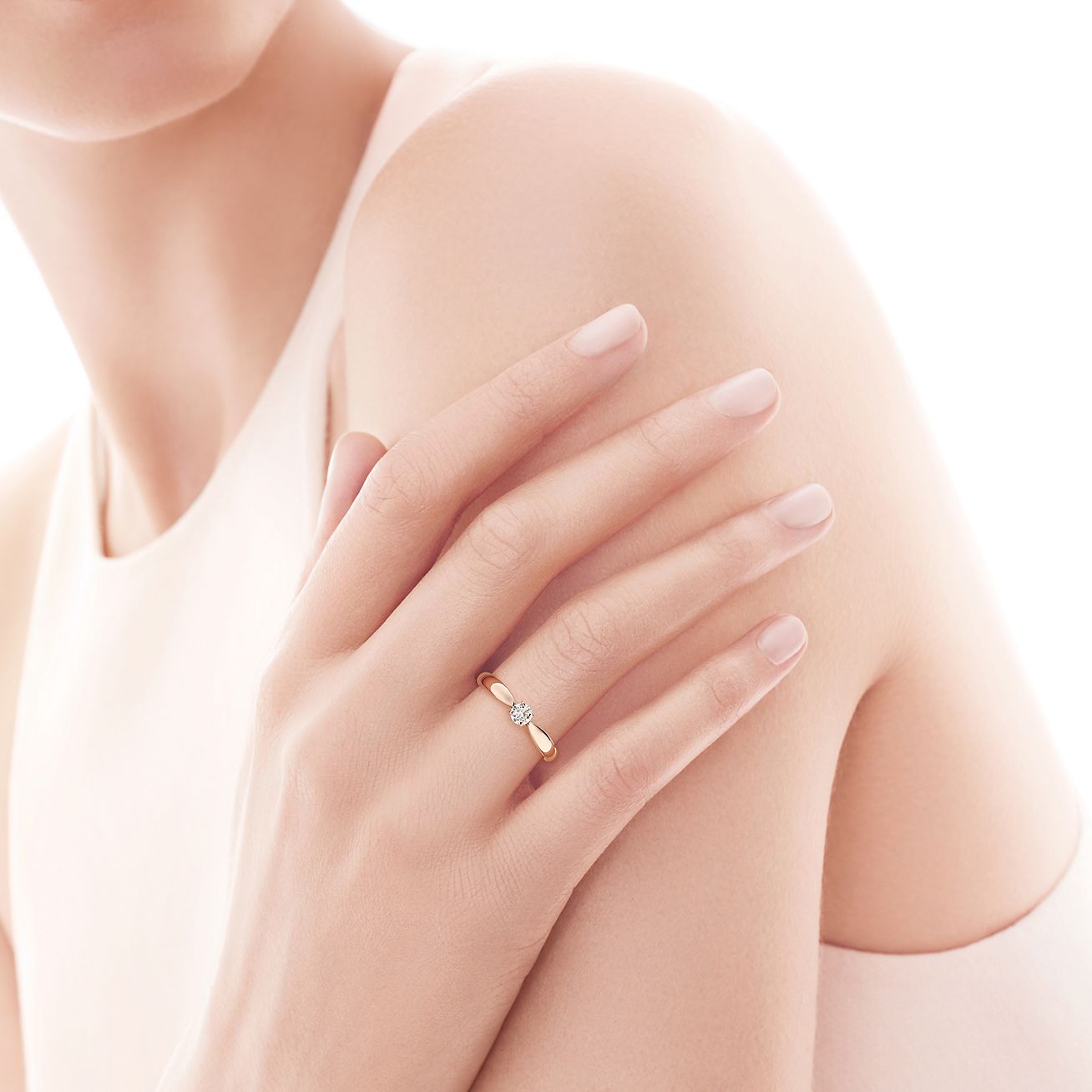 Tiffany Harmony® ring in 18k rose gold 