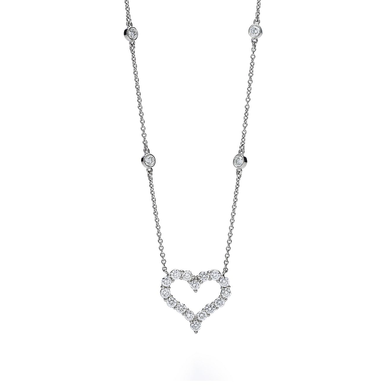tiffany love necklace diamond