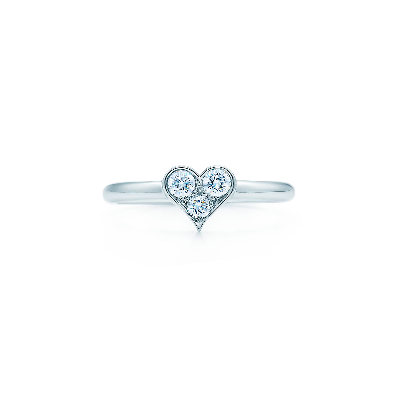 Tiffany heart diamond ring
