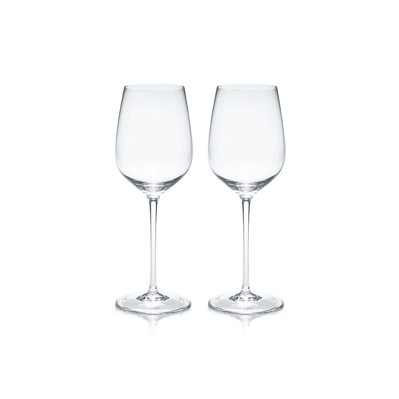 Tiffany Home Essentials White Wine Glasses in Crystal Glass, Set of Two