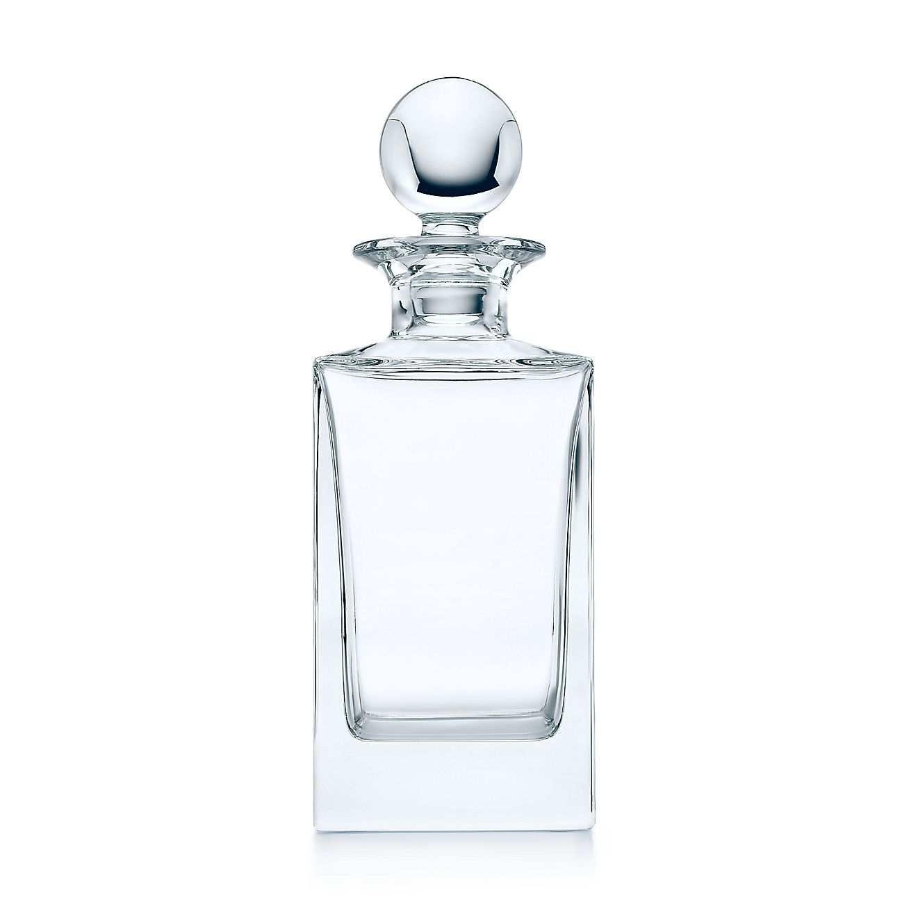 Tiffany Home Essentials Classic Square Decanter in Crystal Glass