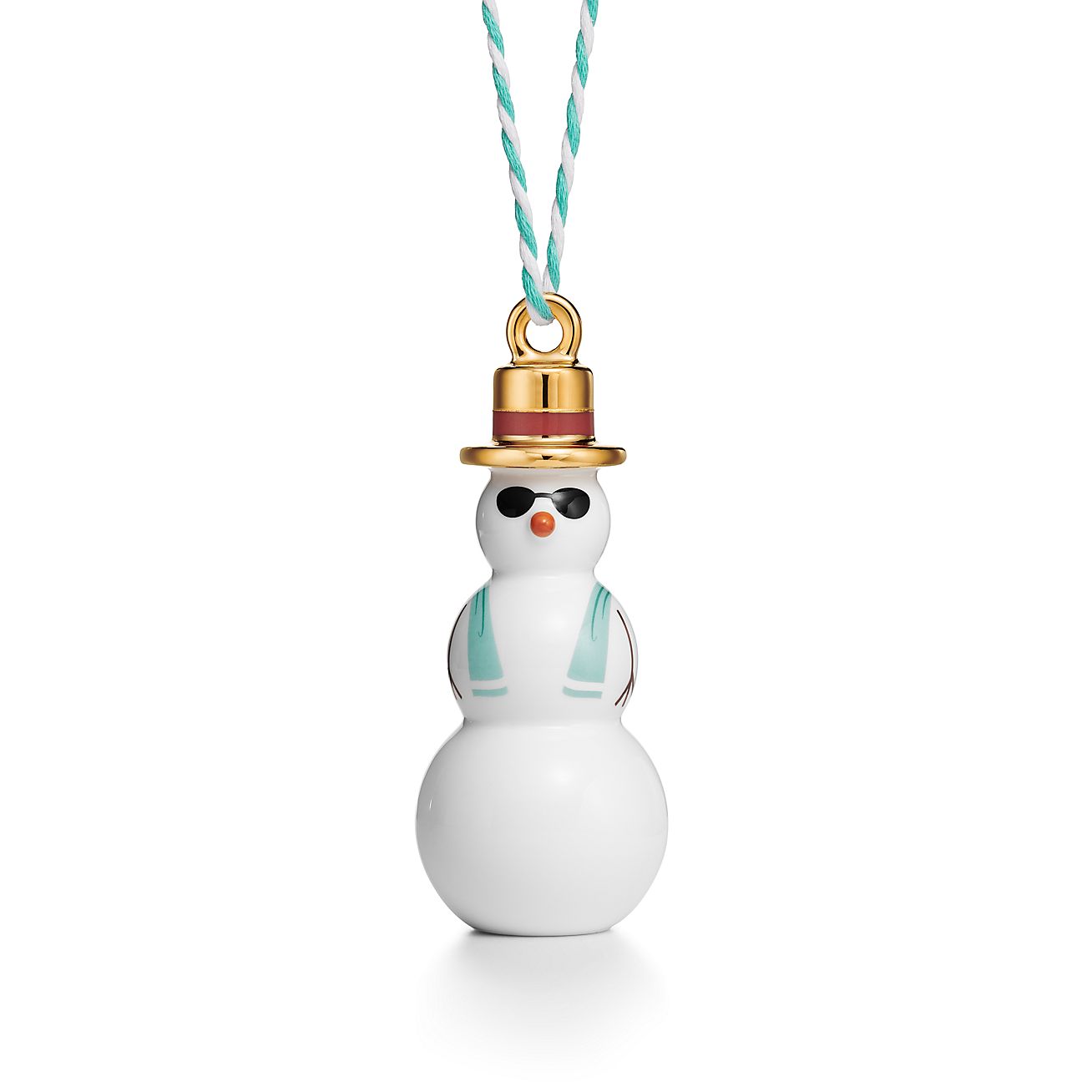 Tiffany Home Essentials Hawaiian Snowman Ornament in Multicoloured