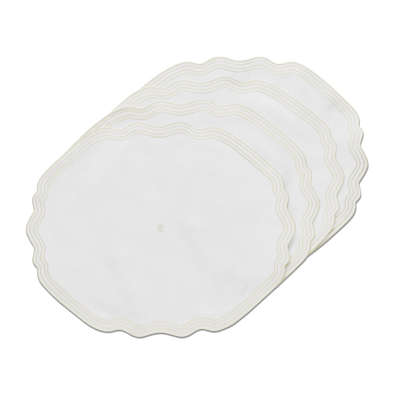 Tiffany Home Essentials Wave Placemats in Linen, Set of Four | Tiffany & Co. US