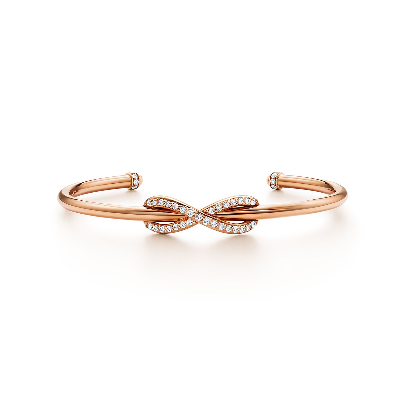 Tiffany Infinity 18K Rose Gold and 