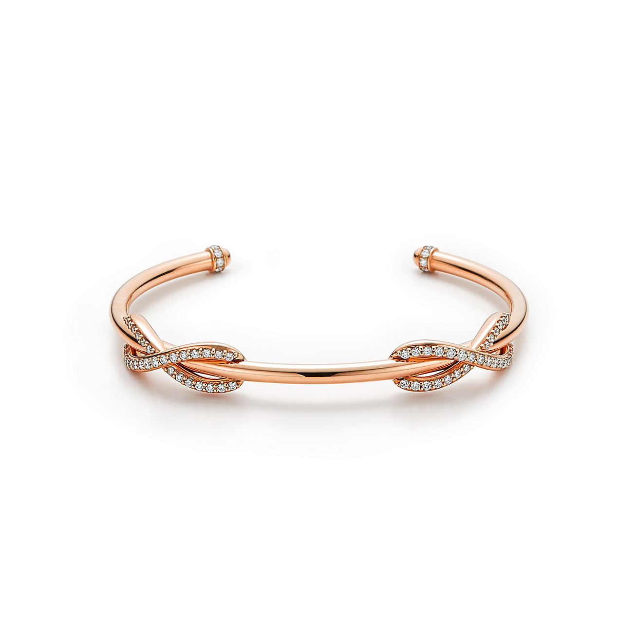 tiffany infinity bracelet rose gold