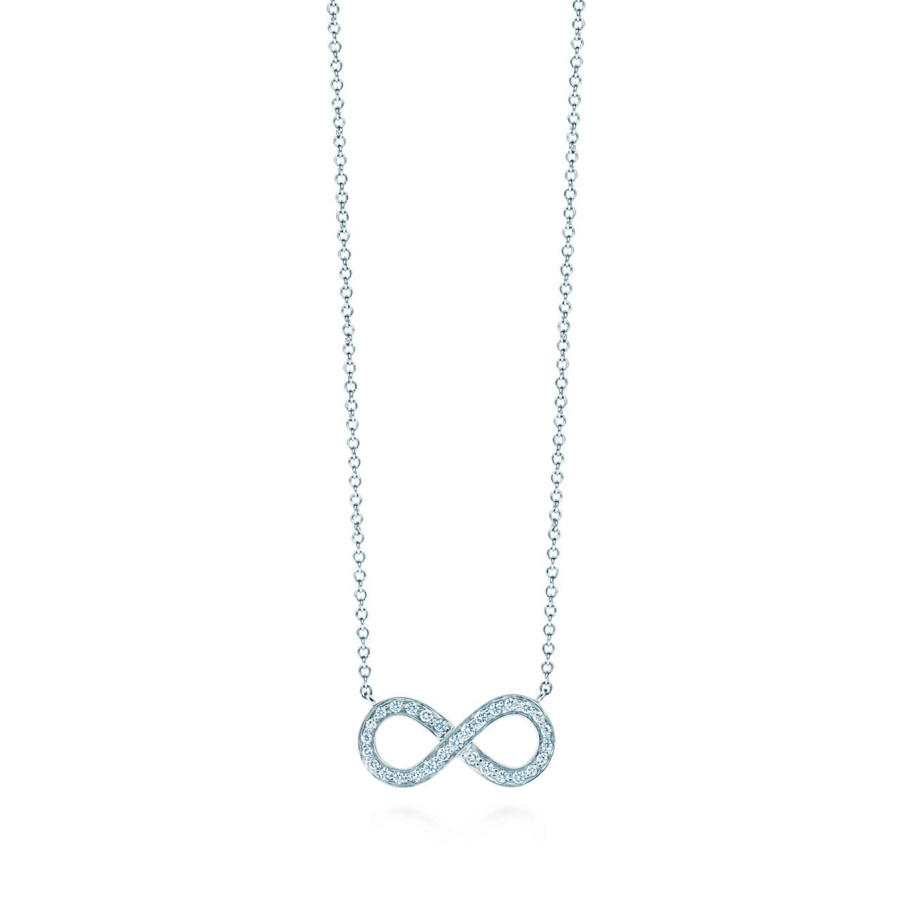 tiffany infinity necklace silver