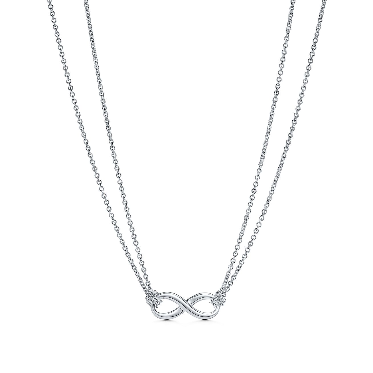 Details about   Sterling Silver Infinity Necklace 16" MSRP $46 