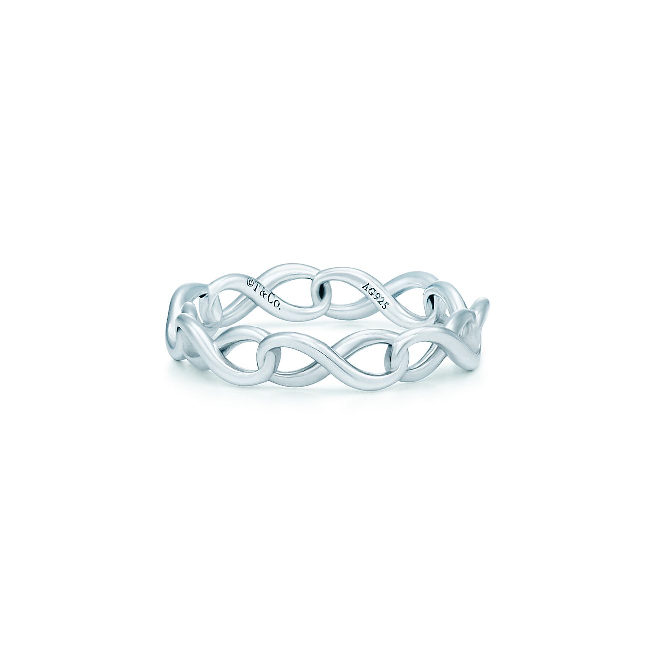 Tiffany Infinity Schmaler Bandring In Sterlingsilber Tiffany Co